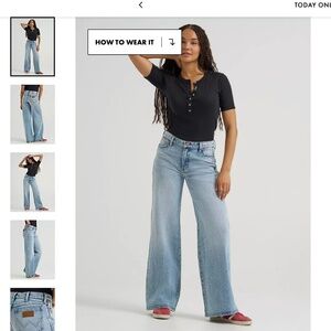 Wrangler Low Rise Baggy Jean 32x32